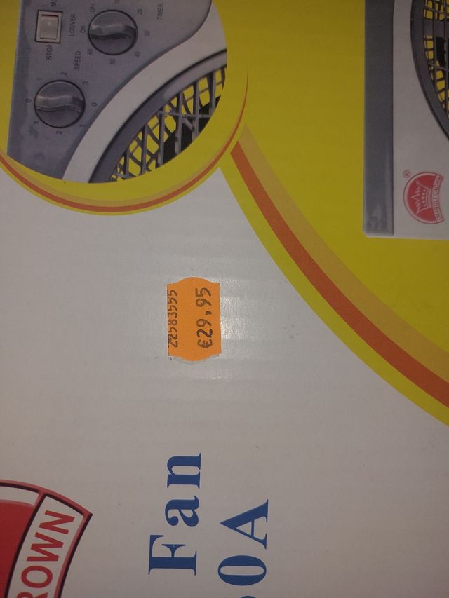 Ventilador CHANGLE CROWN gris