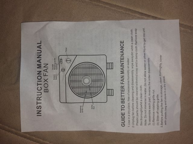 Ventilador CHANGLE CROWN gris