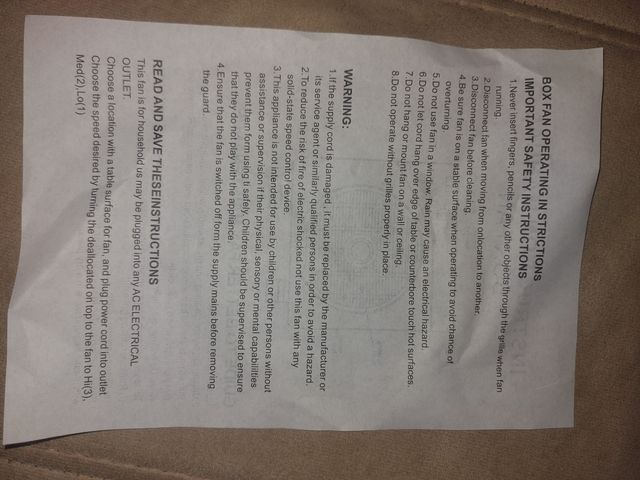 Ventilador CHANGLE CROWN gris