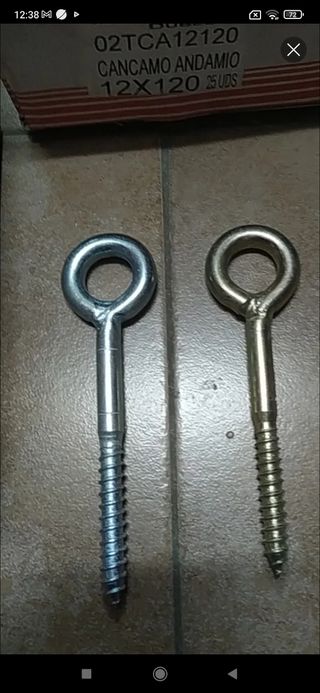 Cancamos de andamio 12x120mm