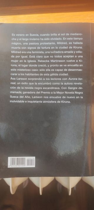 Sangre derramada de Asa Larsson