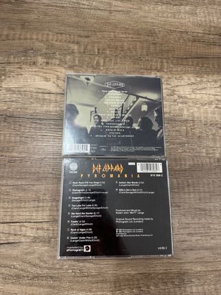 Lote CDs Def Leppard: Vault & Pyromania