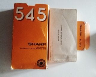 Calculadora científica solar Sharp EL-545 EL-515S