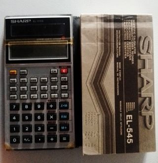 Calculadora científica solar Sharp EL-545 EL-515S