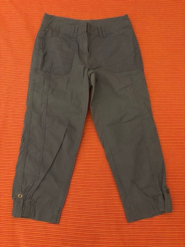 Pantalones pirata Tommy Hilfiger - azul grisáceo