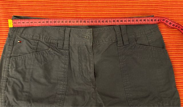 Pantalones pirata Tommy Hilfiger - azul grisáceo