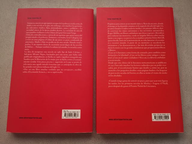 La librería ambulante. La maestra Annuzza. 