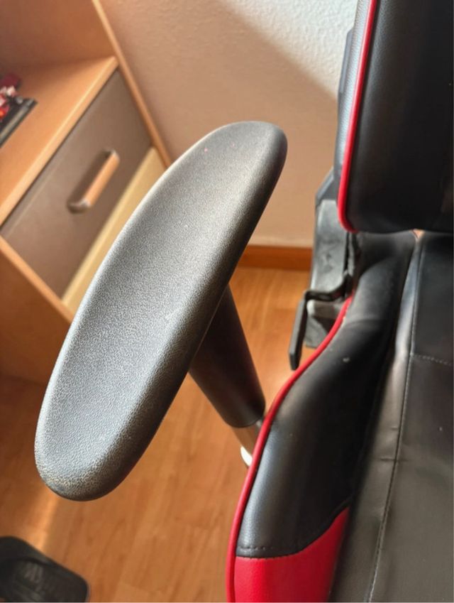 Silla Gaming Ergonómica Negra/Roja