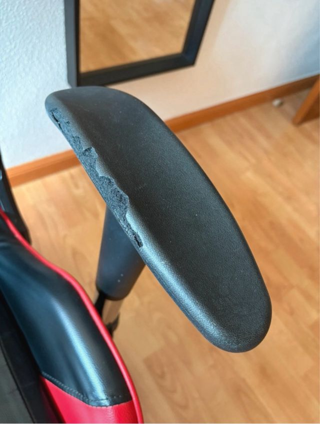 Silla Gaming Ergonómica Negra/Roja