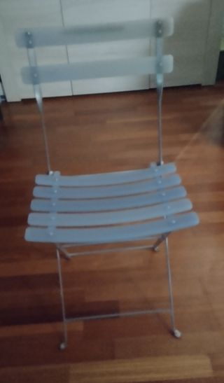 Sedie pieghevoli blu - 20€ cad.