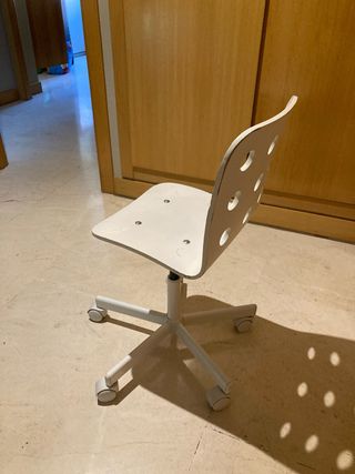 Silla escritorio niño - blanca