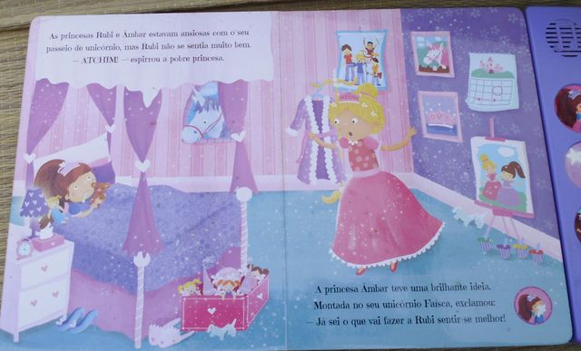 Libros Musical FROZEN +muñeco + La PRINCESA..