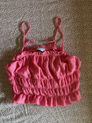 Top rosa Bershka - Tirantes