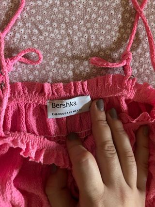 Top rosa Bershka - Tirantes