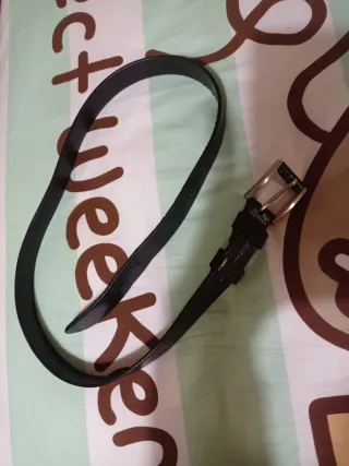 Cinturón cuero negro