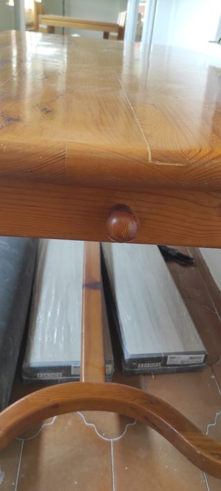 Mesa madera maciza rústica