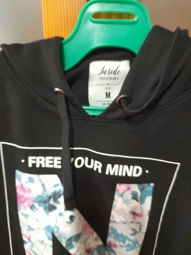 Sudadera Inside negra - Talla M