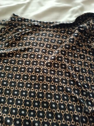 Camiseta negra y marrón - Talla M