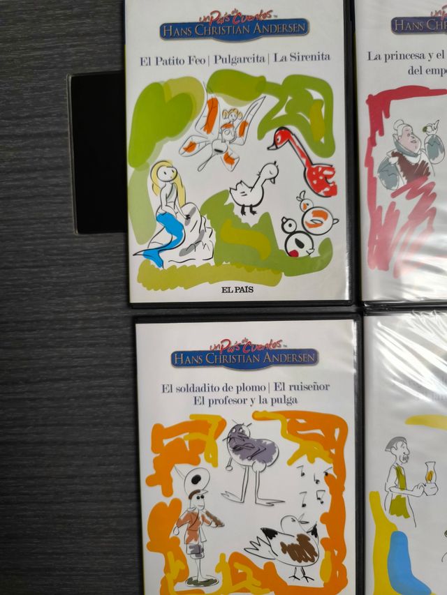 21 Cuentos de Andersen en DVD,
