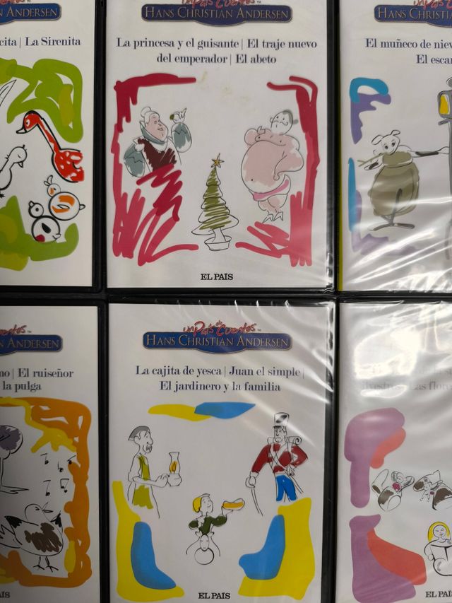 21 Cuentos de Andersen en DVD,