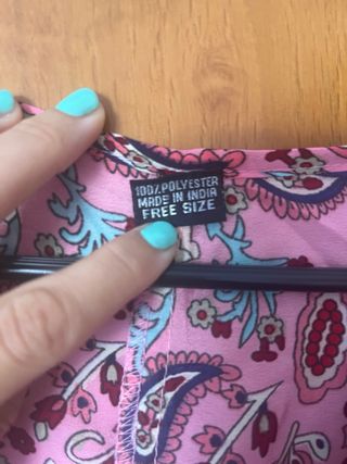 Vestido ibicenco rosa floral