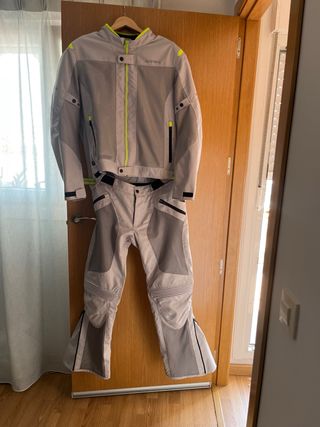 Traje moto Acerbis gris-amarillo