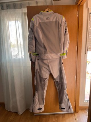 Traje moto Acerbis gris-amarillo