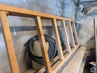 Escalera madera rústica - 1 ud.