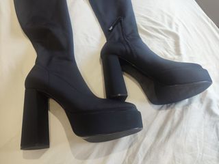 Botas altas Zara - negras