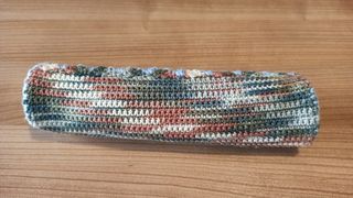 Estuche crochet hecho a mano