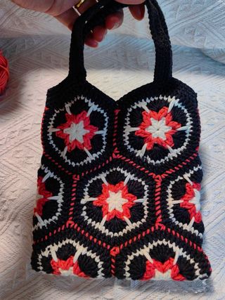 Bolso crochet hecho a mano