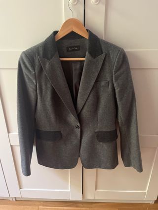 Americana Massimo Dutti gris 