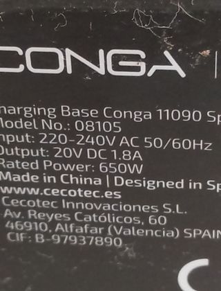 Robot aspiradora Conga