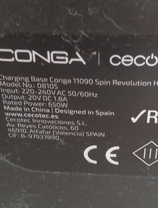 Robot aspiradora Conga