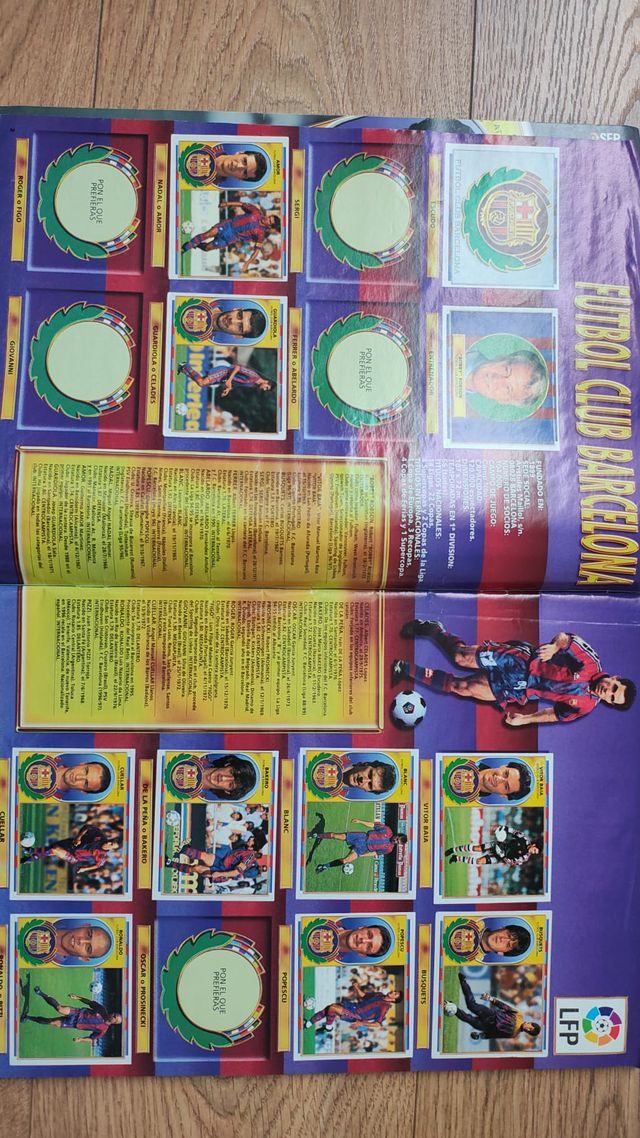 Albúm Liga 96-97 (152 cromos)