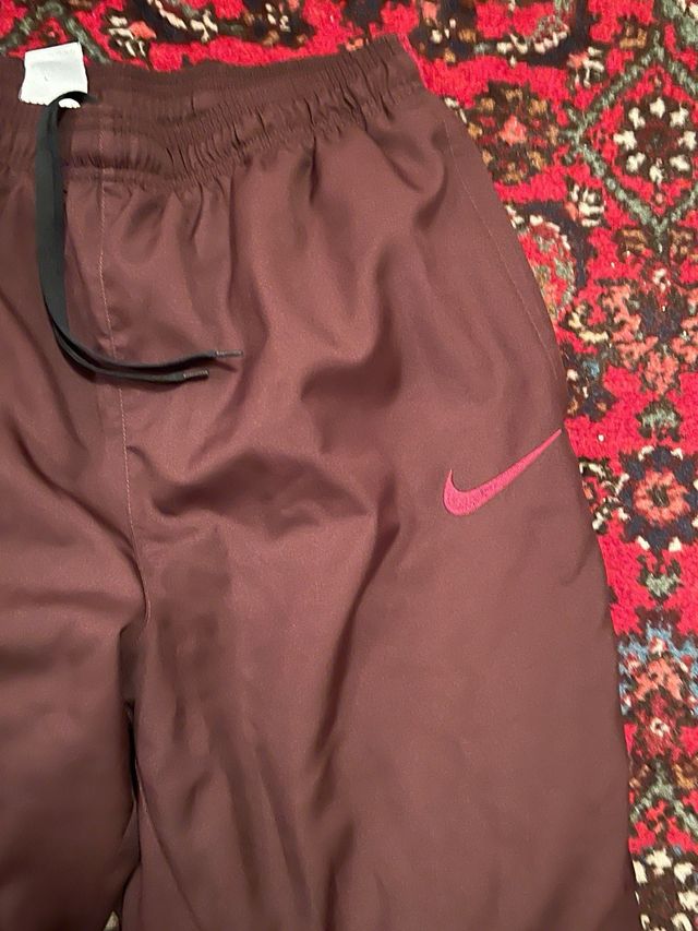 Pantaloni Nike AS Roma borgogna