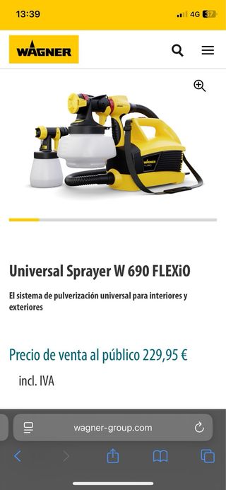 Pistola Pintura Wagner Flexio W690