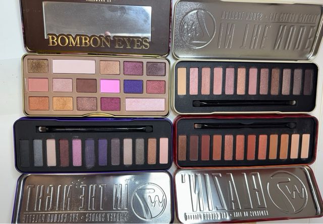 Lote de Paletas sombras ojos W7, IDCOLOR, Crayola