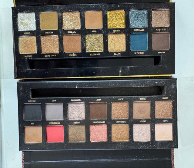 Lote de Paletas sombras ojos W7, IDCOLOR, Crayola