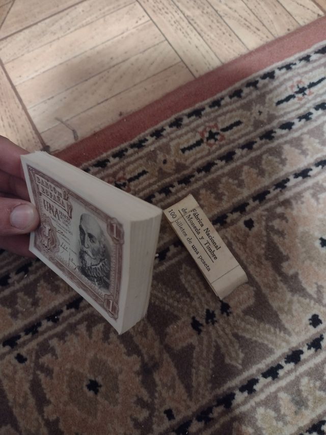 94 Billetes 1 Peseta España 1953 correlativos 