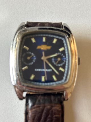 Reloj Mujer Chevrolet: Azul y Marrón