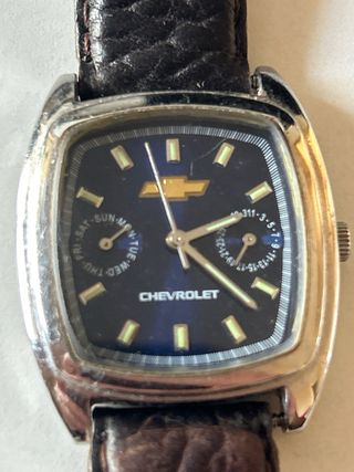 Reloj Mujer Chevrolet: Azul y Marrón