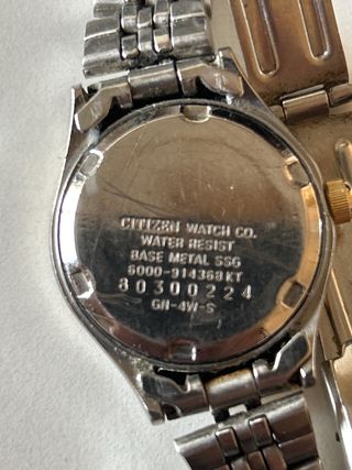 Reloj CITIZEN mujer dorado-plata