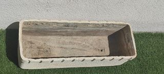 Macetero piedra beige