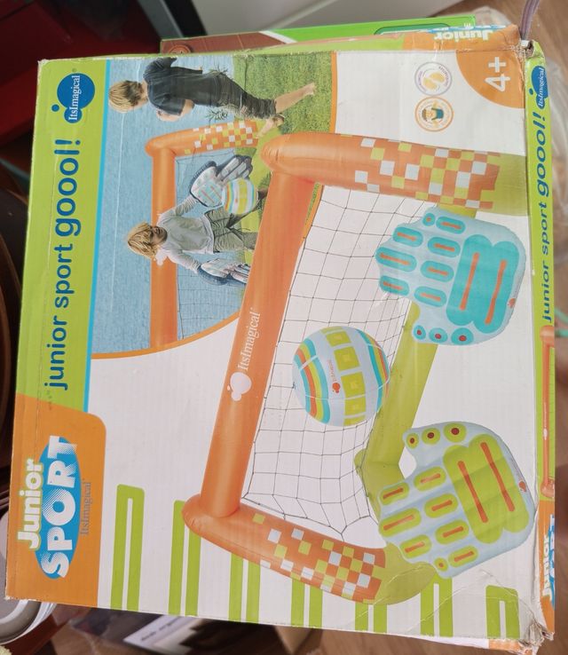 Portería inflable fútbol playa Junior Sport