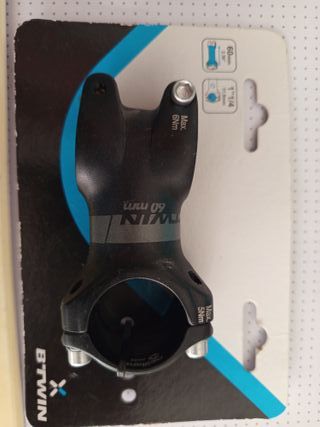 Potencias de diferentes medidas para bicicleta.