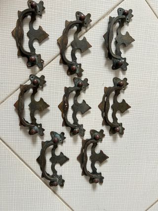 Tiradores antiguos - 8 pzas