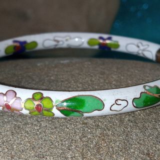 Bracciale Cloisonné floreale