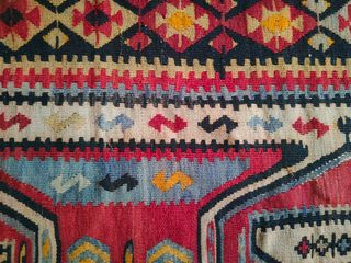Cuscino Kilim vintage multicolor