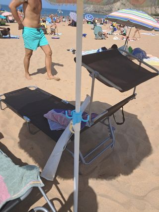 Sombrilla playa multicolor